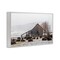 Stupell Industries Colorado Buffalo Snowy Farm Framed Giclee, design by Jeff Poe Photography